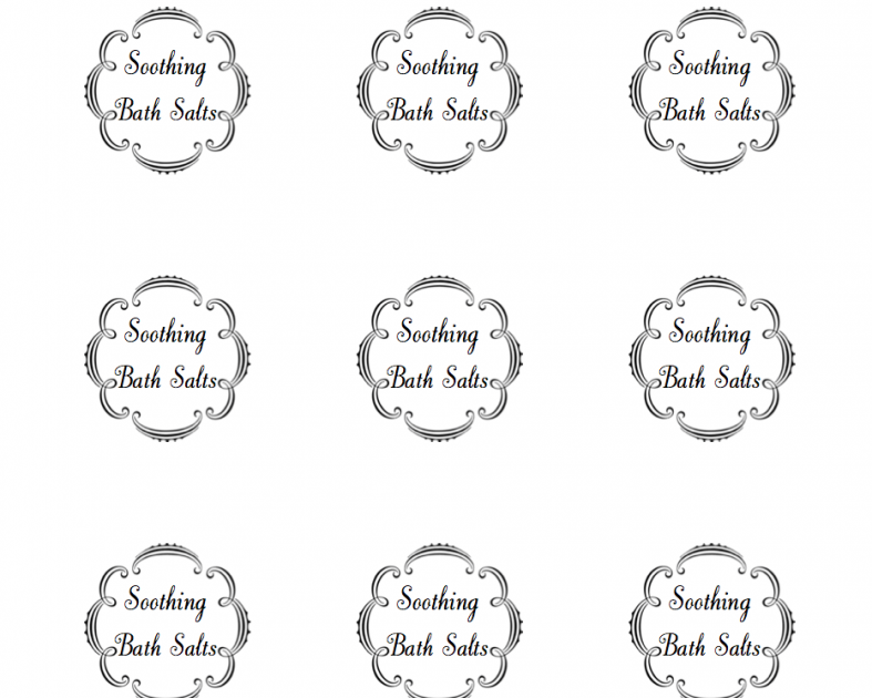 35 bath bomb label templates labels for you