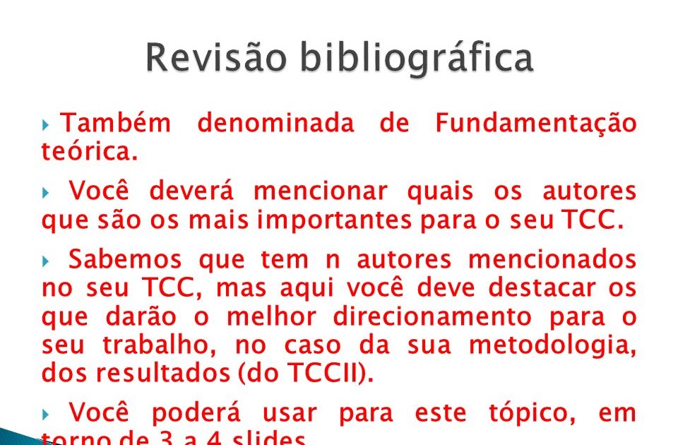 Tcc regras