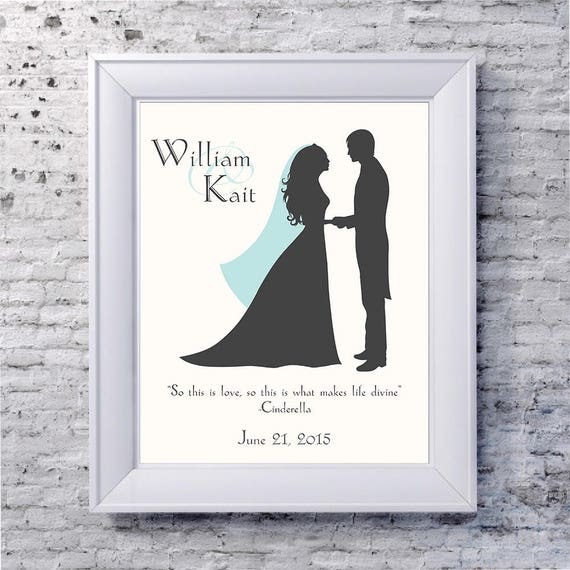 Personalized Wedding Gift Unique Wedding Gift To Bride and Groom Custom