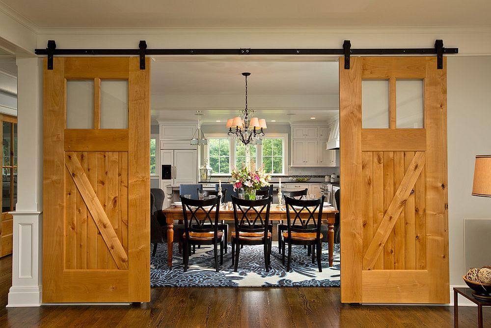 25 Diverse Dining Rooms with Sliding Barn Doors