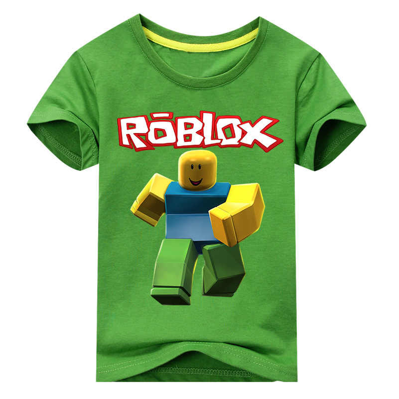 Drop Shipping Children Roblox Game T Shirt Clothes Boys Summer Clothing ...