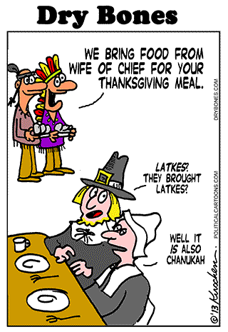 Dry Bones, kirschen, cartoon, hanukkah, chanukkah, holiday, jewish, jews, thanksgiving