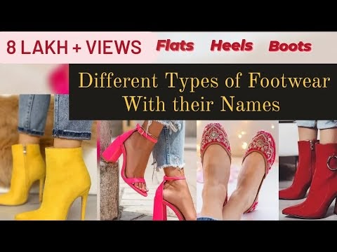 types of flat footwear for ladies with names