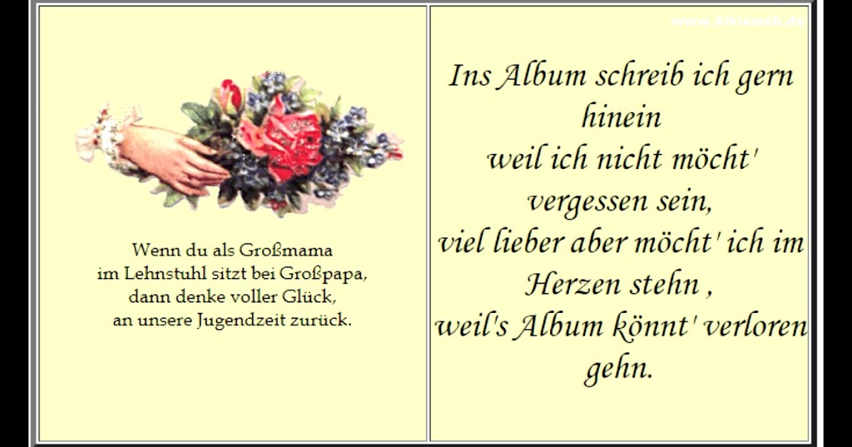 Schöne Sprüche Poesiealbum Eliso Tabagari