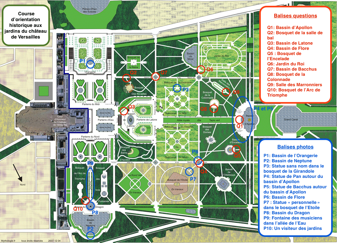 Versailles Plan  Arts and Facts Episode 83 Versailles / View of the