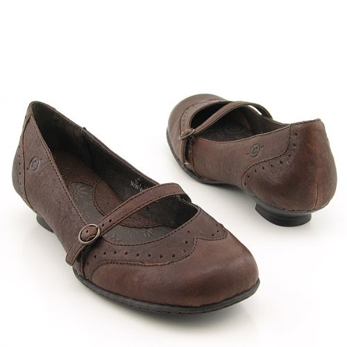 ladies dark brown flat shoes