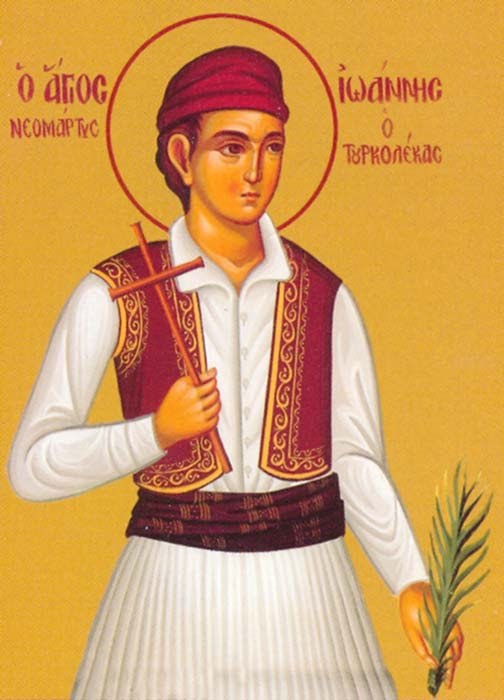 IMG ST. JOHN of Tourkoleka, Holy New Martyr