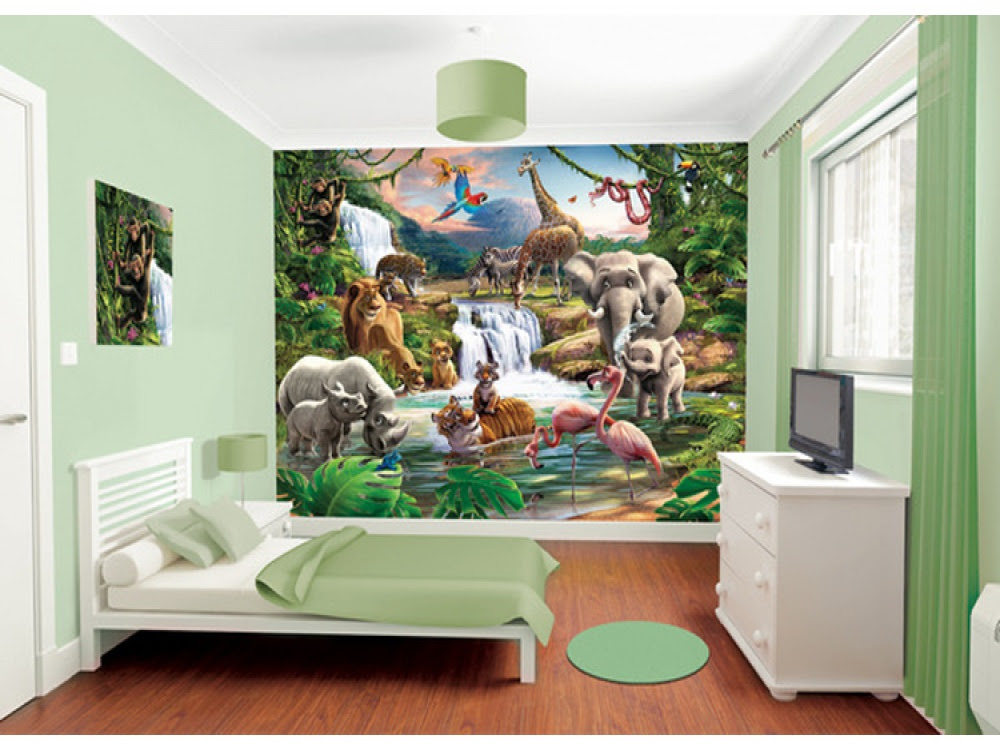 34 Great Concept Jungle Bedroom Design