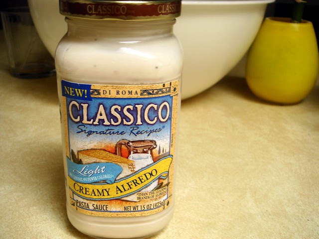 Homemade Tomato Pasta with Classico Light Creamy Alfredo