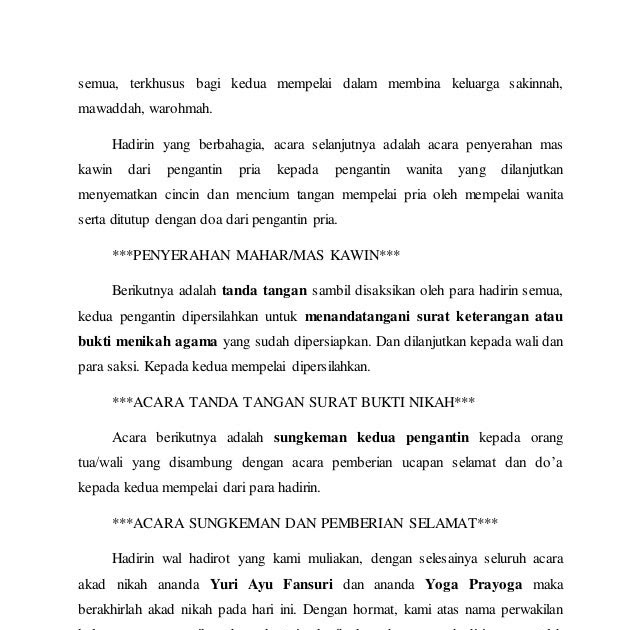 Pembukaan Acara Arisan Rt Bahasa Indonesia