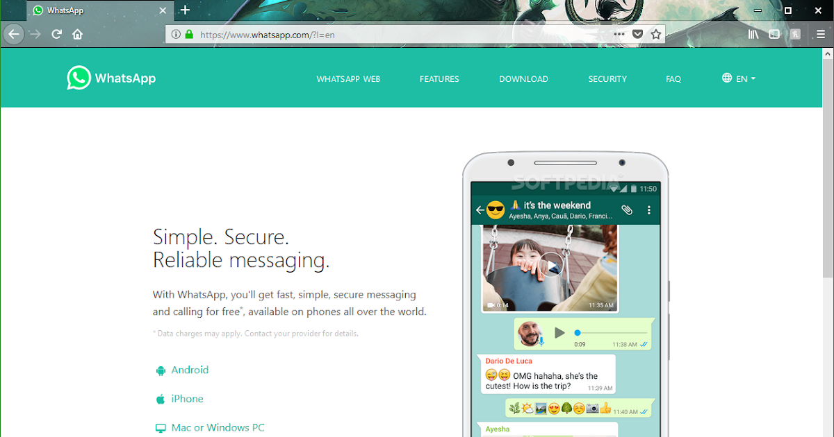 Whatsapp Messenger Free Download For Pc Windows 7 64 Bit - Download ...