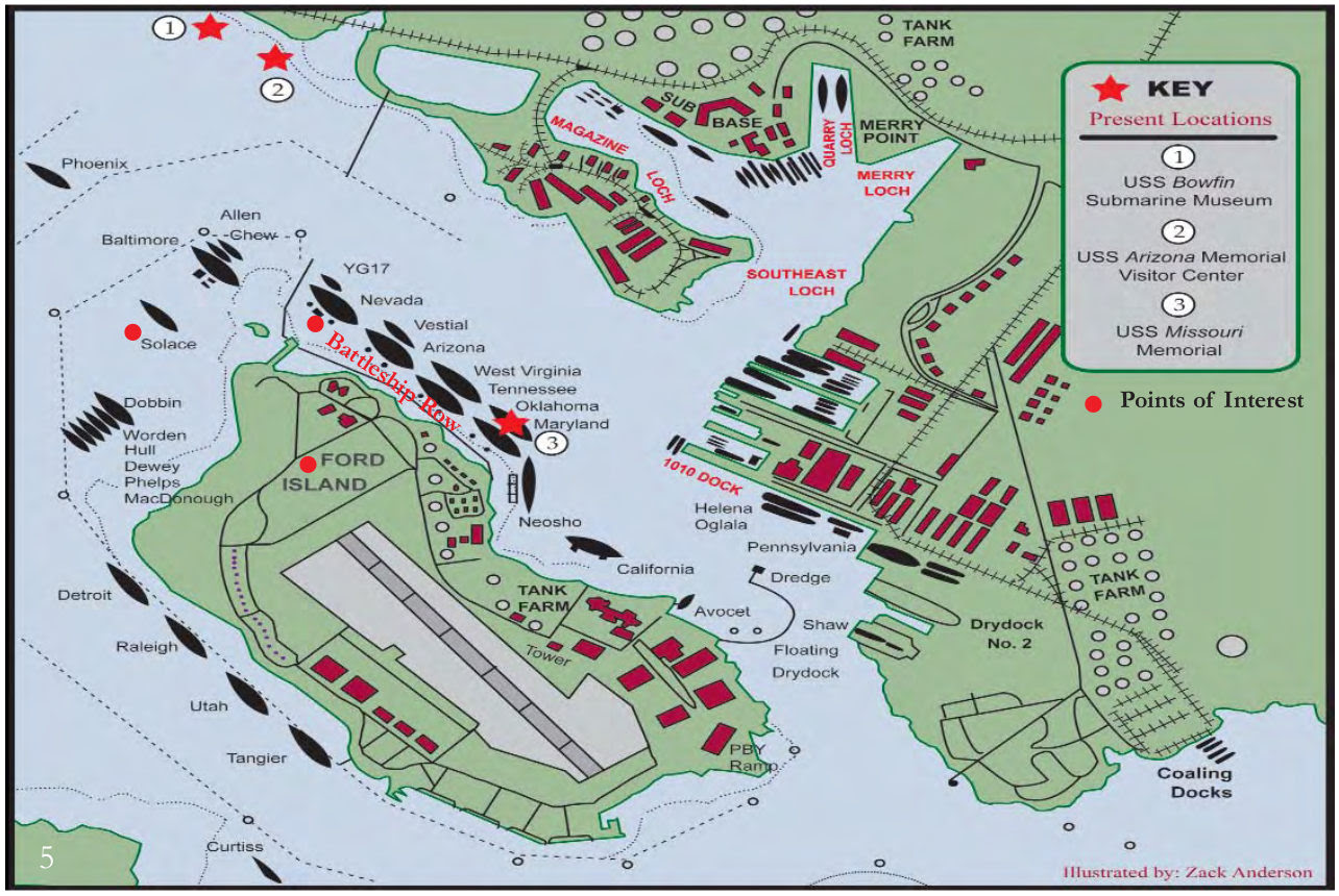 Pearl Harbor Mapa Mapa