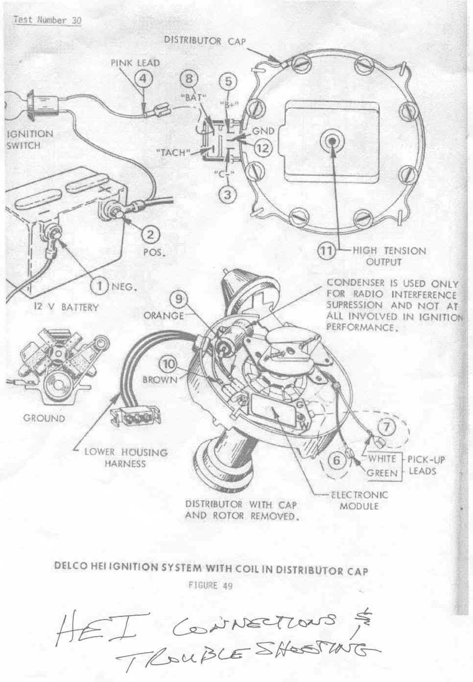 What Is The Wiring Diagram For Chevy 350 Distributor Cap | schematic