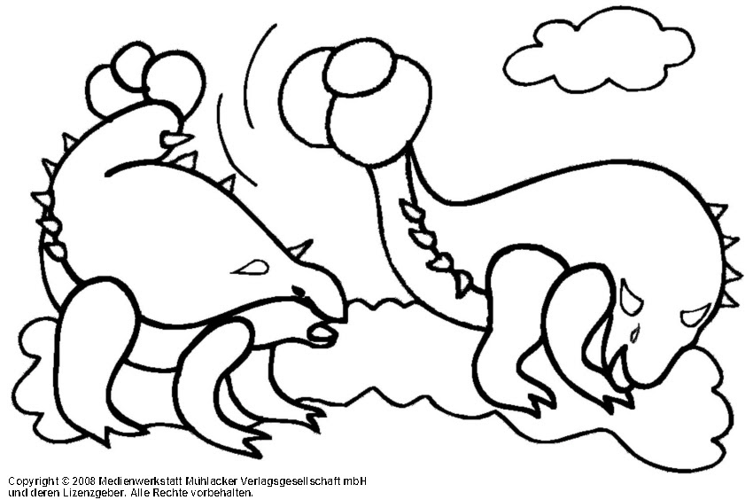ausmalbilder dinosaurier zum ausdrucken  kinder zeichnen