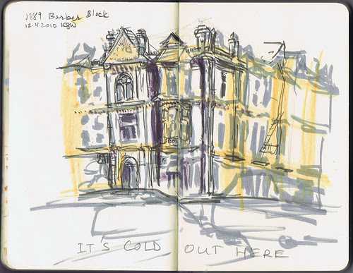 Sketchcrawl - Barber Block, Portland