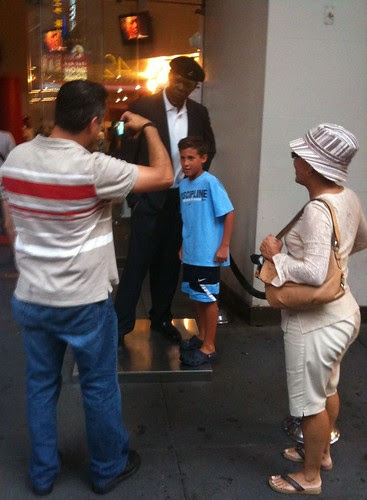 In front of Madame Tussaud's Wax Museum