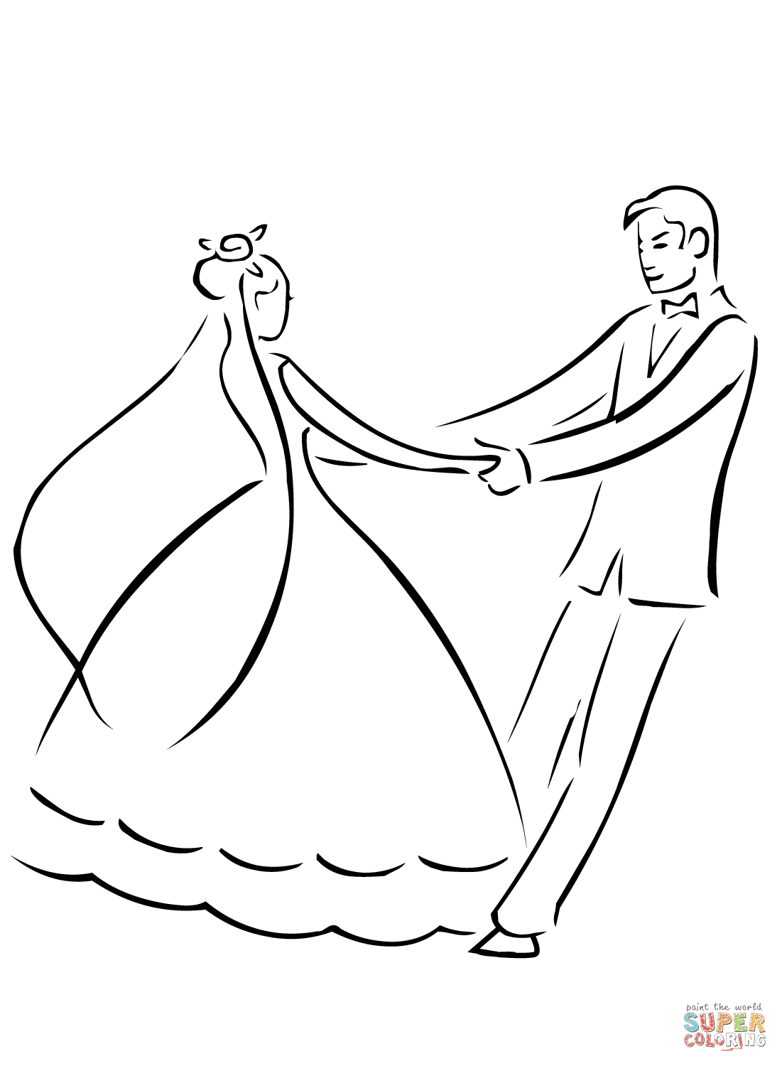 Malvorlage baum hochzeitspaar information