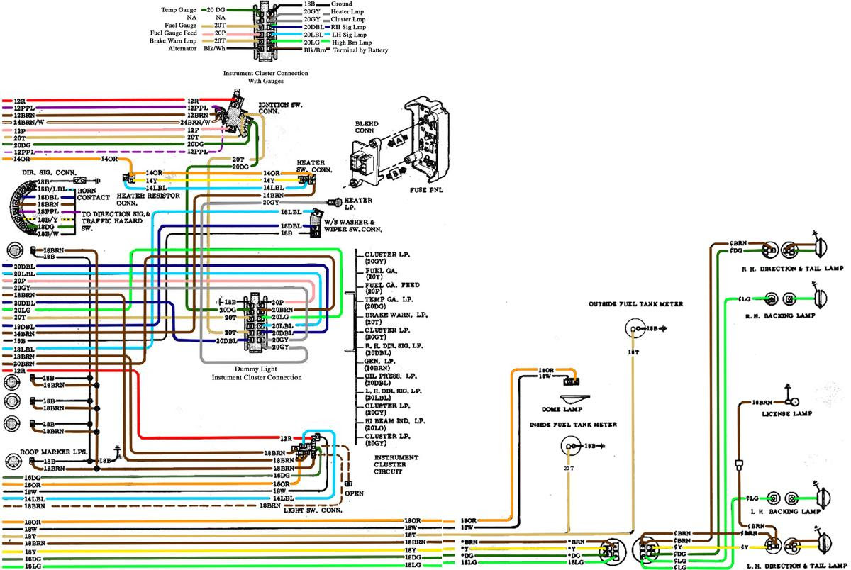 72 Chevelle Engine Wiring Harnes - Wiring Diagram Networks