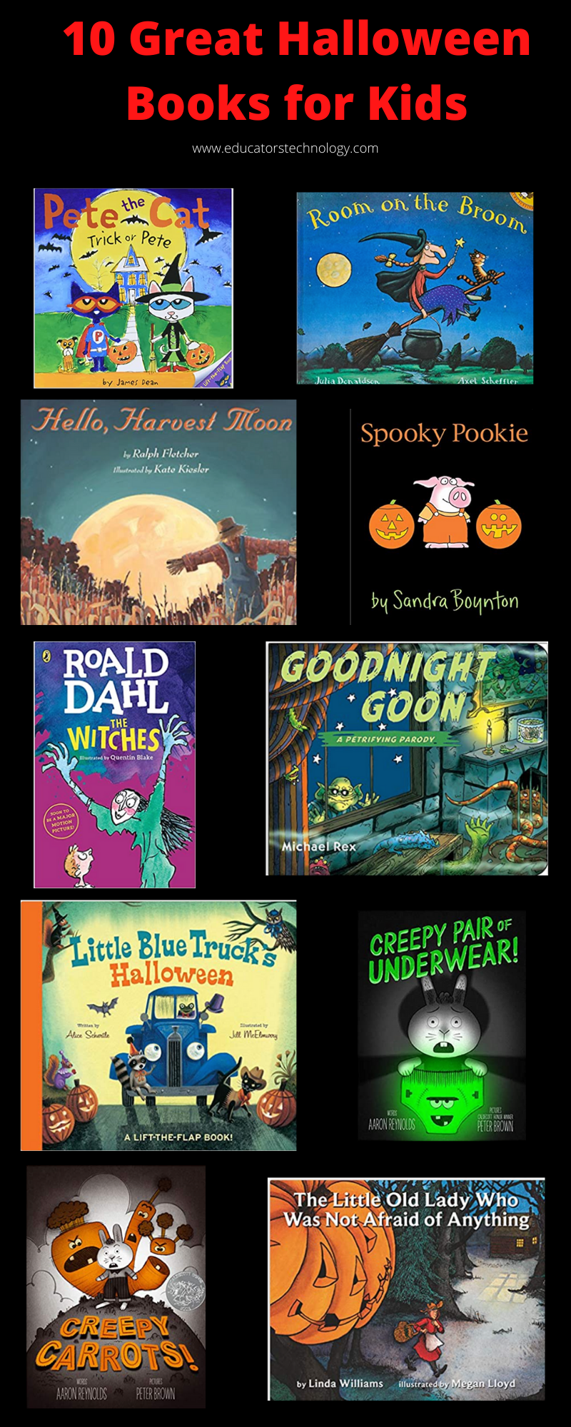 10 Great Halloween Books For Kids Educational Technology And Mobile Learning