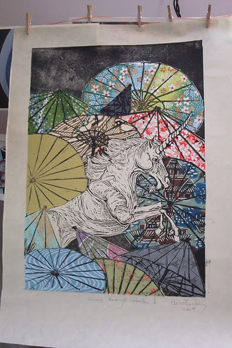 Unicorn Amongst Umbrellas II