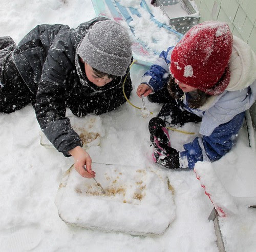 making maple candy