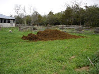 Manure heap