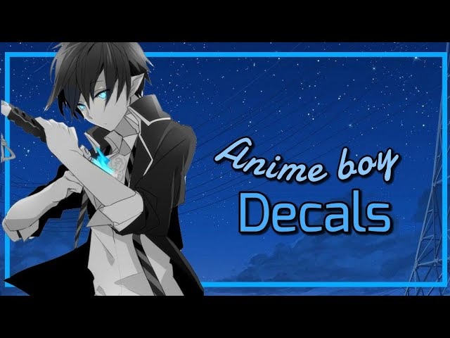 Roblox Decal Codes Anime Boy