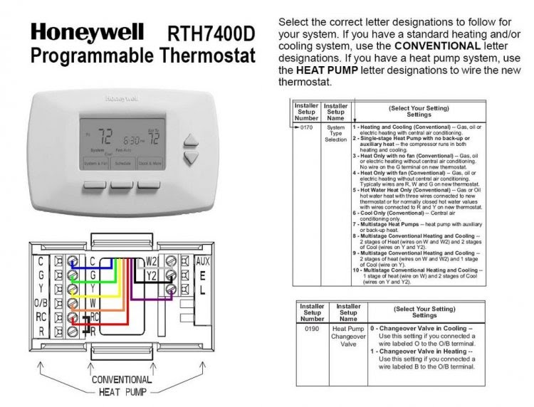 Honeywell Thermostat Wiring Heat Pump : New Honeywell thermostat