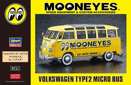 Hasegawa 1/24 VOLKSWAGEN TYPE 2 MICRO BUS 'MOONEYES'(20477) English Color Guide & Paint Conversion Chart