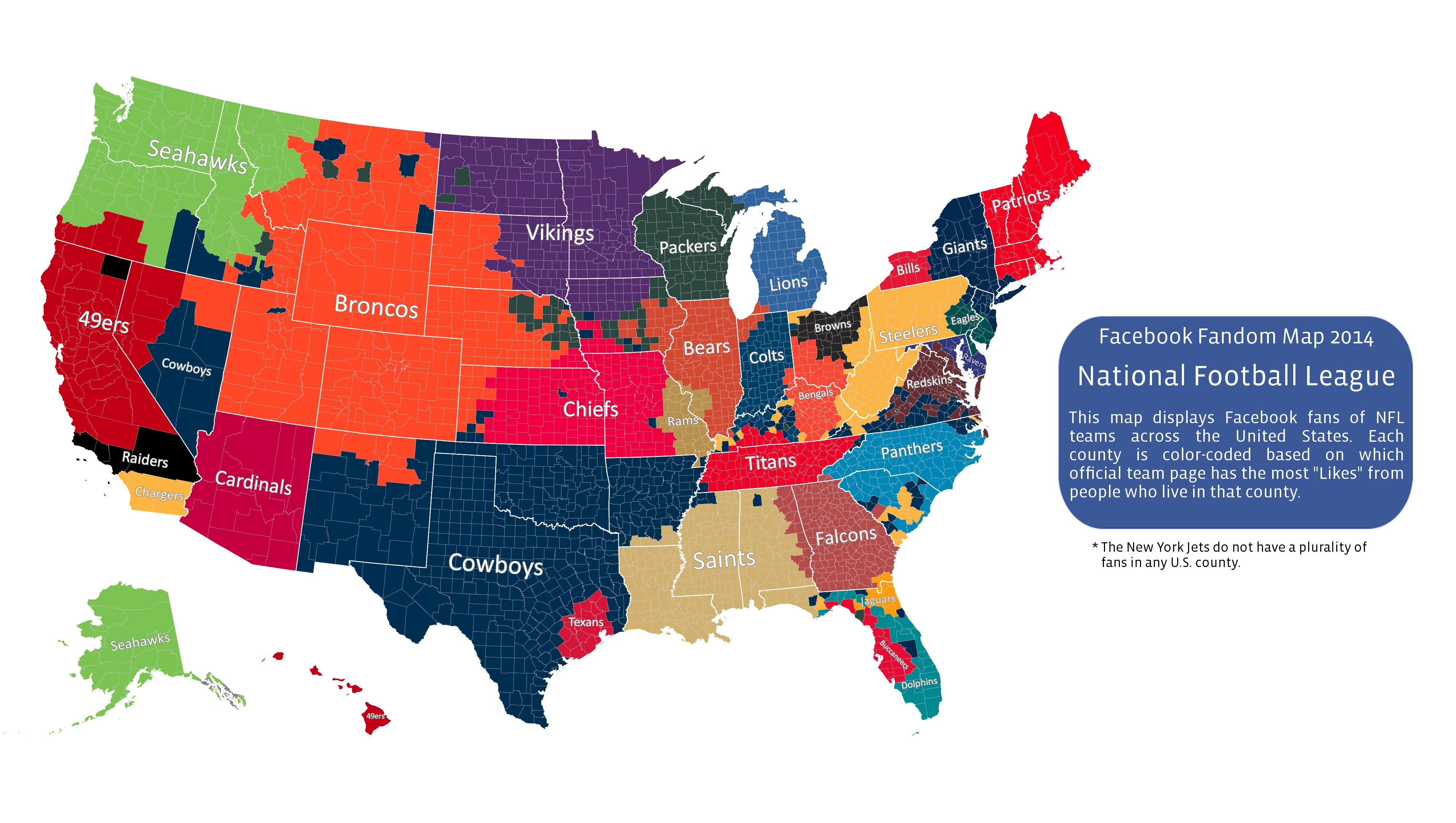 Us Map Of Nfl Teams