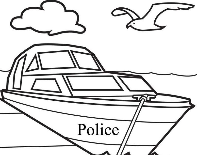 Boat Coloring Pages For Kids - coloring pages
