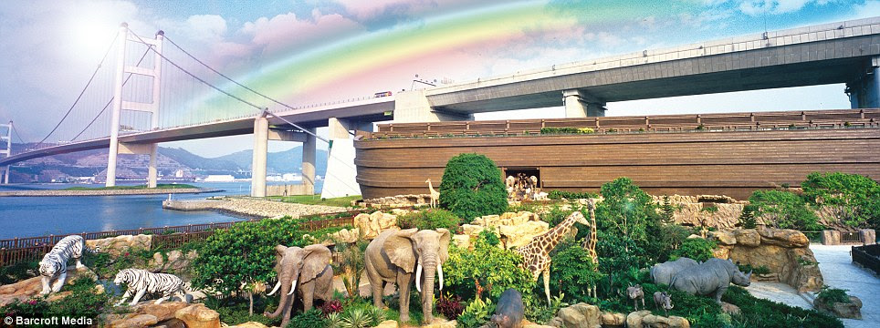 The billionaire brothers who built the Ark in Hong Kong claim it is the only ful-scale version in the world