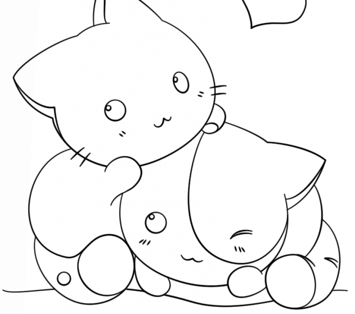 10 Anime Chibi Cat Coloring Pages Full of Charm
