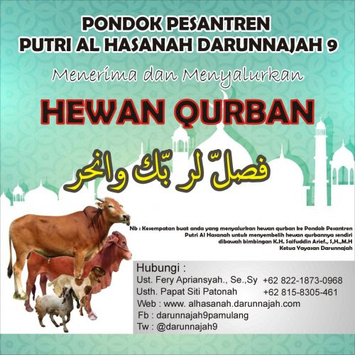 Contoh brosur tabungan qurban