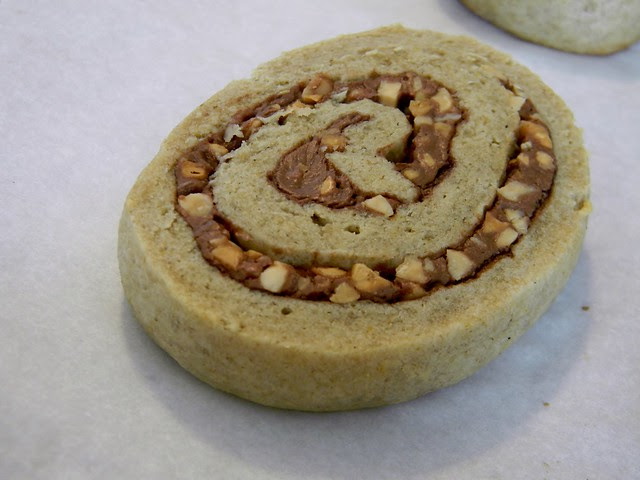 Ricotta Cookies with Peanut-Nutella Swirl
