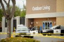 4 hurt in crash, attack at California Wal-Mart