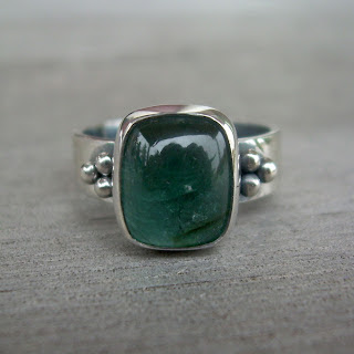 blue tourmaline ring