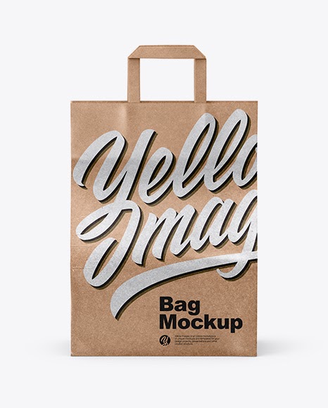 Download Download Psd Mockup Bag Food Front View Grocery Handles ...