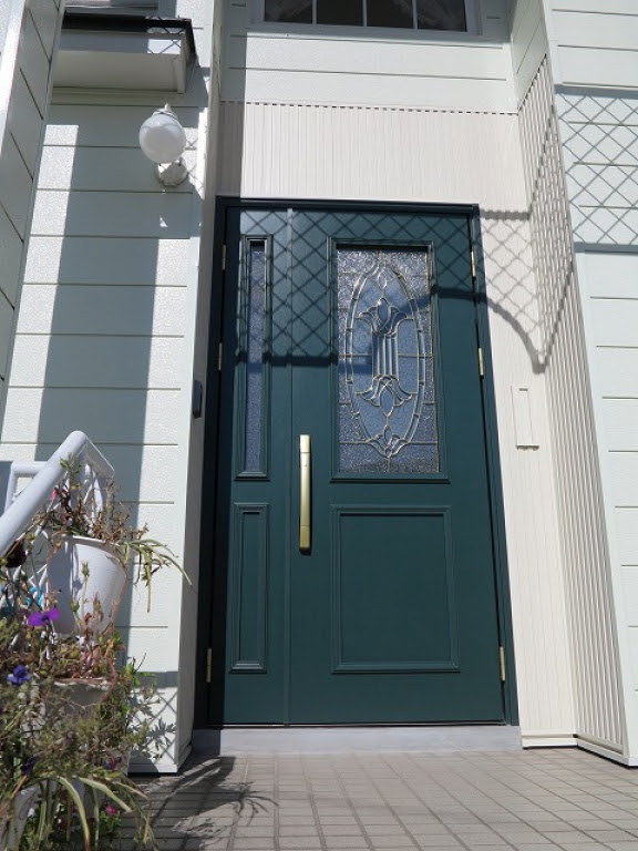 最高のコレクション 玄関 ドア 緑 306139緑 の 玄関 ドア 画像