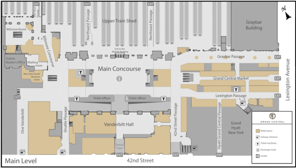 Penn Station Map