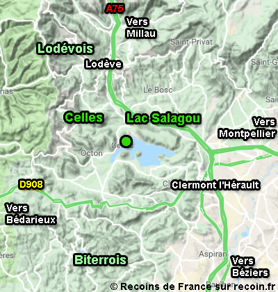 Lac Du Salagou Carte De France - find out
