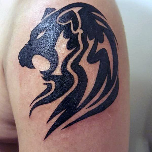 Gambar Tato Singa Tribal | Kata Kata