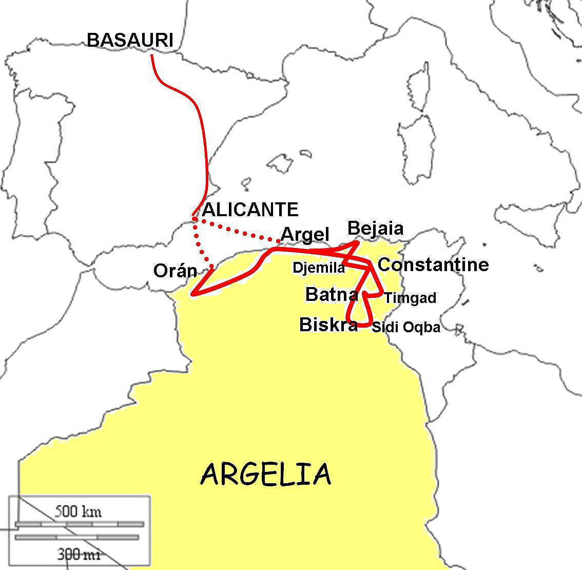 Nord-Algerien ohne Guide bereisen