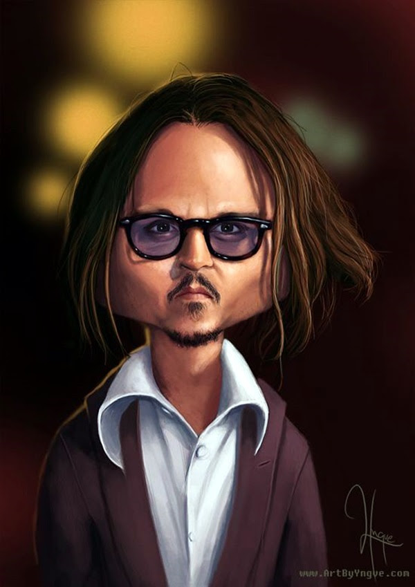 Portrait Caricatures Of Famous Peoples (20)