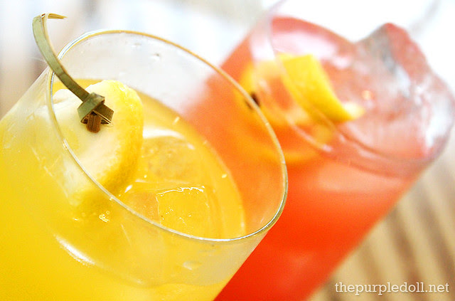 Mango Ginger No'jito P300 and Grapefruit Lemonade P300