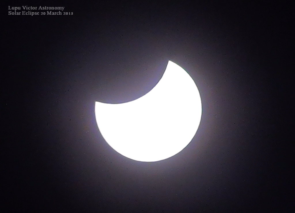 Eclipsa de Soare 20 Martie 2015 prin Telescop.