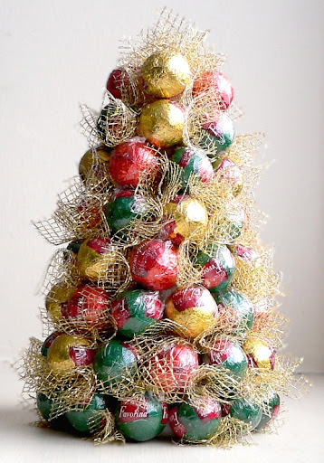 Artesanato Fofo: Árvore de Natal de bombons (ou balas)