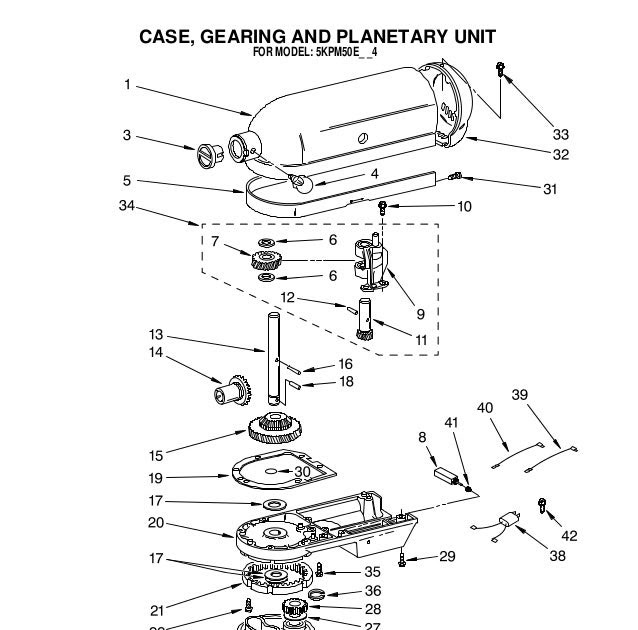 Wiring Diagram Info: 23 Kitchenaid Stand Mixer Parts Diagram