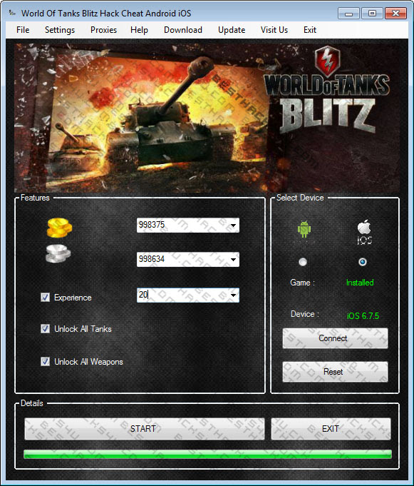 World of Tanks Blitz hack 2016 | Hack | Crack | Keygen Game for Mobie