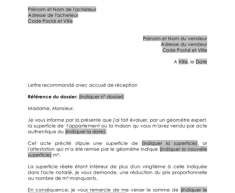 lettre type de demande de réduction du temps de travail